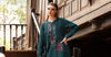 MARIA.B MPrints Winter – Embroidered Twill Linen Suit MPT-2807-B