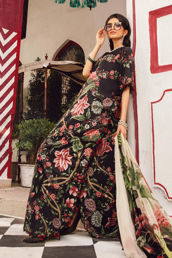 MARIA.B MPrints Fall Edition – Embroidered Cambric | MPT-2709-B