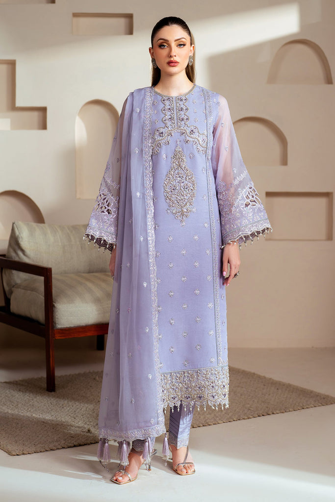 Alizeh Aymal Luxury Bamber Chiffon Formals  – AF-BHM-4041-Marine