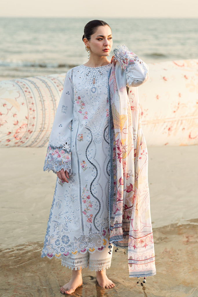 Qalamkar X Hania Aamir · Spring/Summer Luxury Lawn – FK-02 ISABELLA