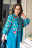 Sahar Selene Lawn 1Pc Shirt – Floral splash