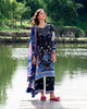 Roheenaz Garden Veal Printed Lawn – BlackBerry Frost