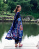 Roheenaz Garden Veal Printed Lawn – BlackBerry Frost