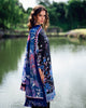 Roheenaz Garden Veal Printed Lawn – BlackBerry Frost