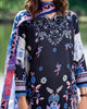 Roheenaz Garden Veal Printed Lawn – BlackBerry Frost