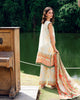 Roheenaz Garden Veal Printed Lawn – Gold Riddle
