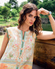 Roheenaz Garden Veal Printed Lawn – Gold Riddle