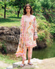 Roheenaz Garden Veal Printed Lawn – Wildflower fluff