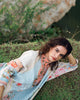 Roheenaz Garden Veal Printed Lawn – Cloudberey glaze