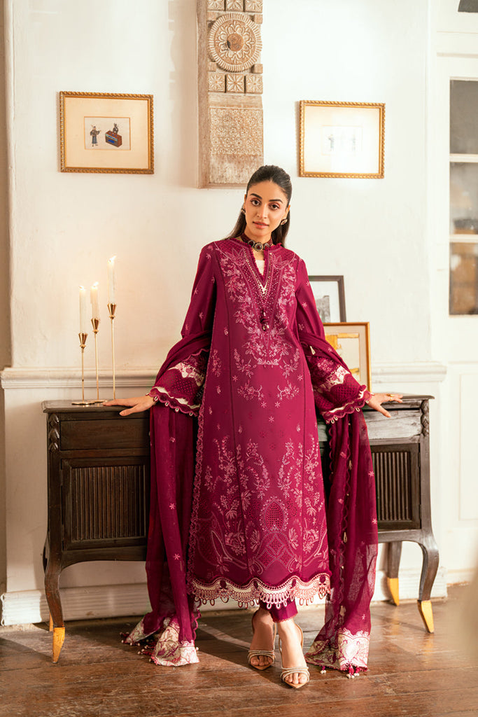 Qalamkar Luxury Lawn Eid Edit – SB-02 Sameen