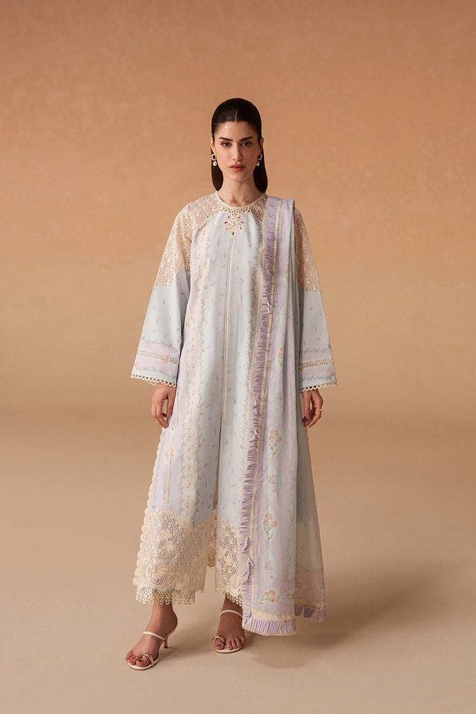Afrozeh Haze Summer Lawn Edit – Sunnival Blue