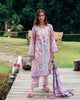 Roheenaz Garden Veal Printed Lawn – Lilac Dust