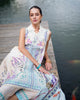 Roheenaz Garden Veal Printed Lawn – Bloom Glimmer