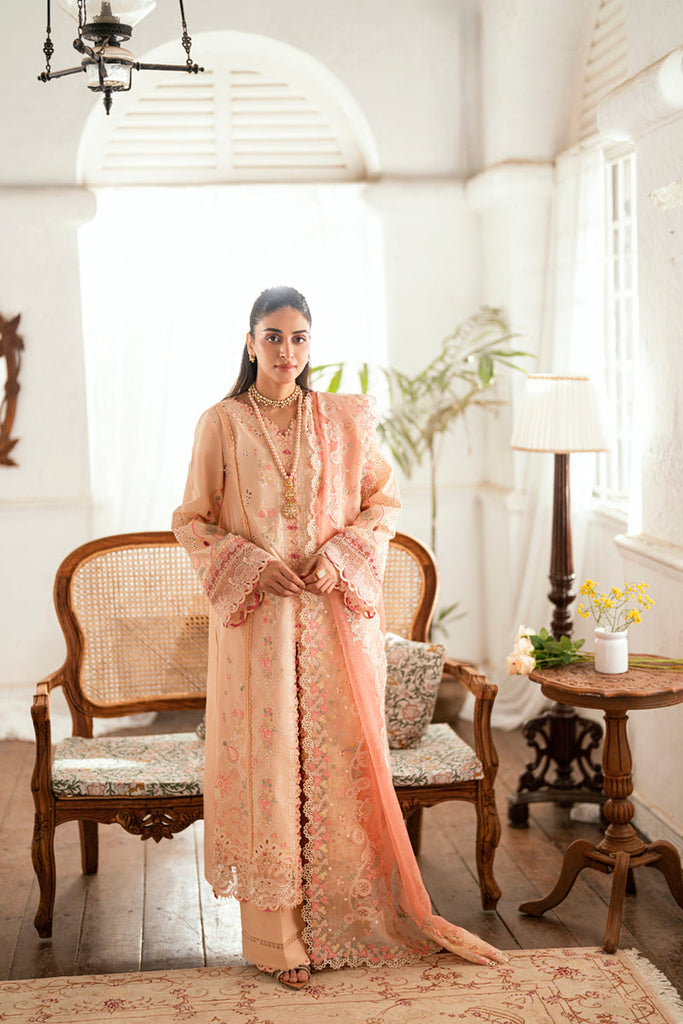 Qalamkar Luxury Lawn Eid Edit – SB-07 Zoya