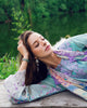 Roheenaz Garden Veal Printed Lawn – Jazmine Haze.