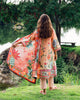 Roheenaz Garden Veal Printed Lawn – Petal Glaze