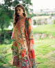 Roheenaz Garden Veal Printed Lawn – Petal Glaze