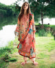 Roheenaz Garden Veal Printed Lawn – Petal Glaze