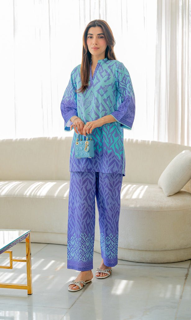 Sahar Selene Lawn – Violet Veil
