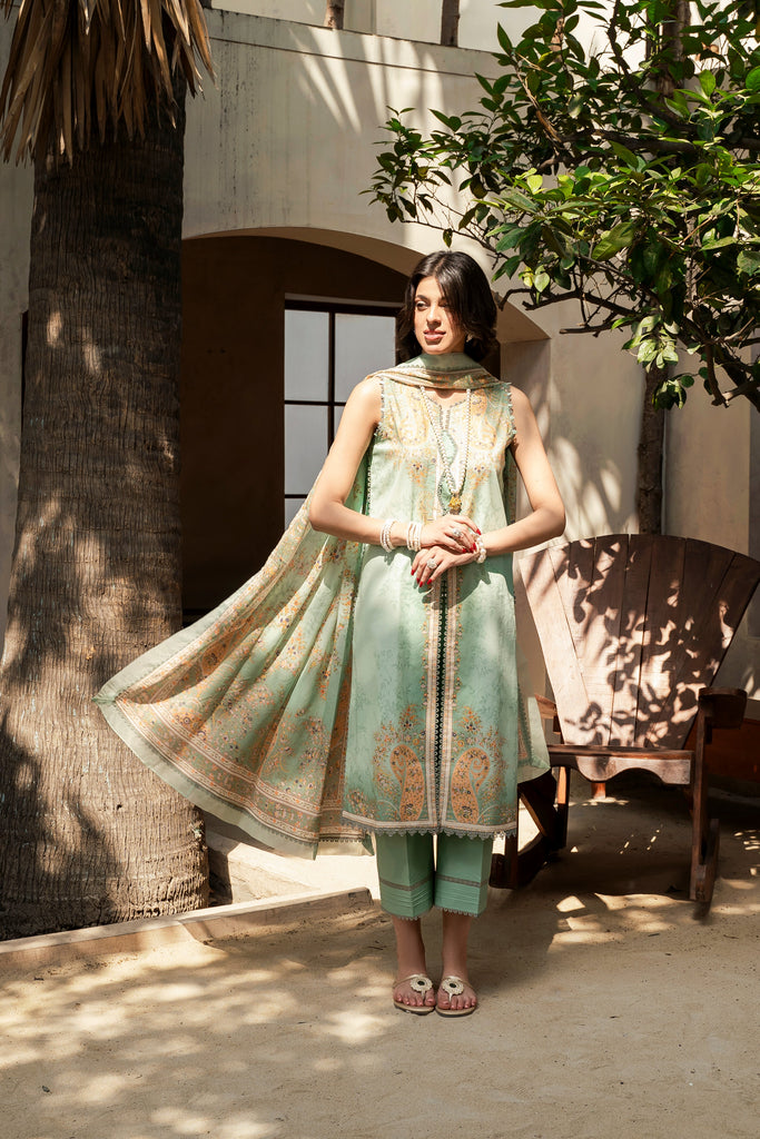 Firdous Sunspell Lawn – D146 - Mintaya