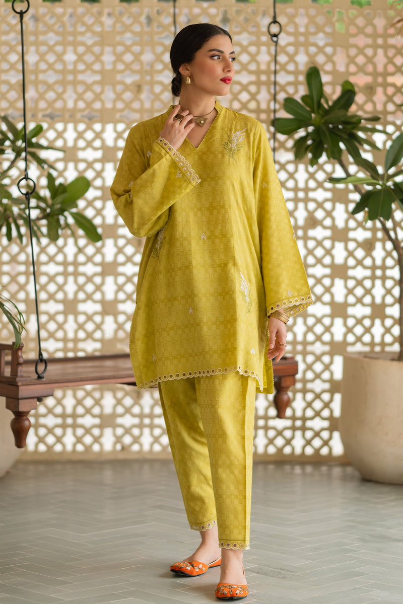 Sahar Stitched RTW Core Co-Ords – SSFT-RK-V2-02 Garden Haze – YourLibaas