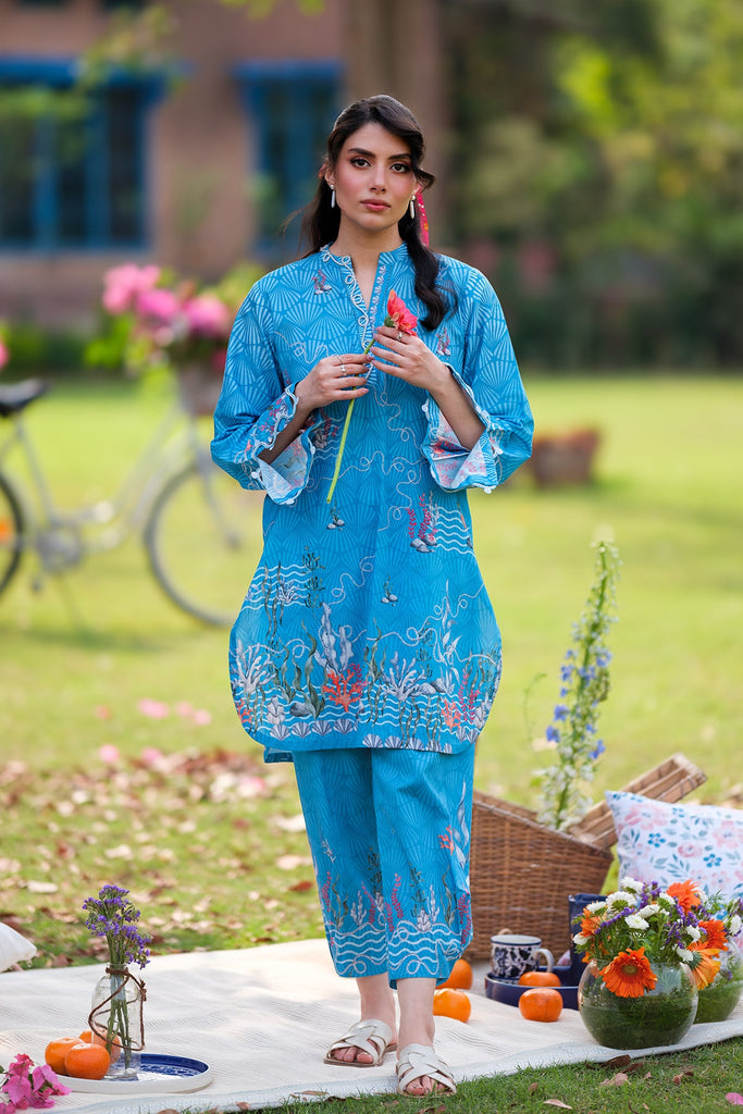 Sahar Print Muse Co-ords RTW – Azure Spring