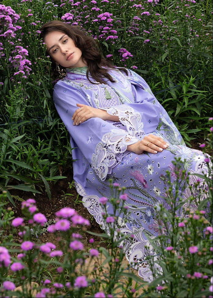 Mushq Hemline Lawn · The Secret Garden – Daisy Reverie