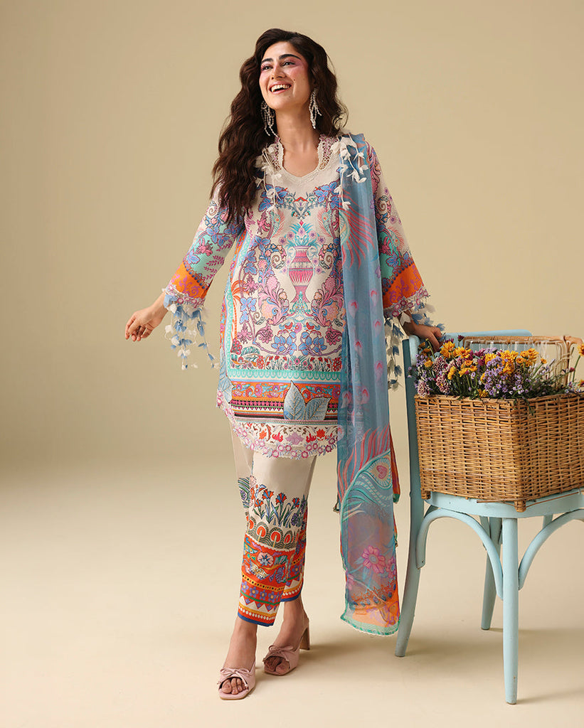 Mushq Hemline Soleil Prints Lawn – Eden Whisper