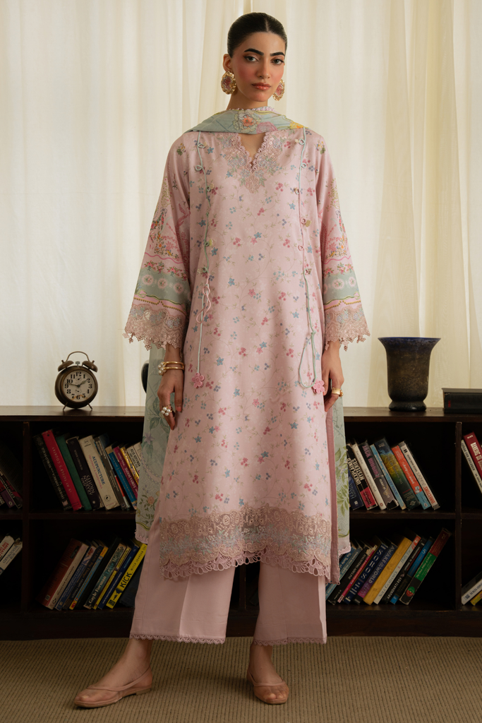 Aabyaan Print Luxe Linen – ELODIE (AK-07)