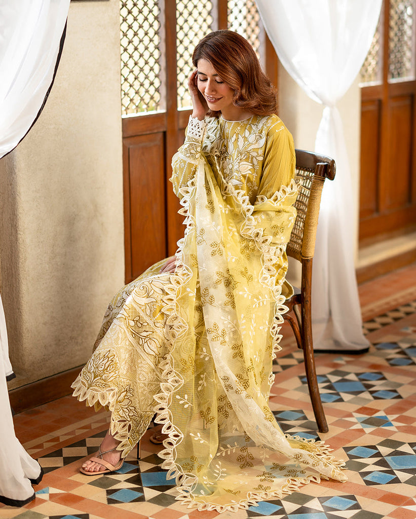 Mushq Astoria Festive Luxury Lawn – Evadne