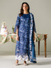 Faiza Faisal FNP Lawn Prints – MIDNIGHT MEADOW