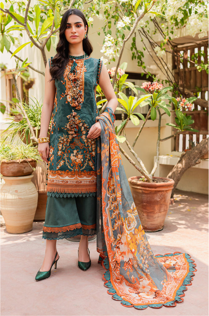 Firdous Lawn Collection with Chiffon Dupatta  – 20290-A