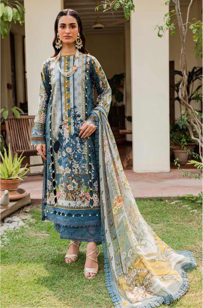 Firdous Lawn Collection with Chiffon Dupatta  – 20273-A