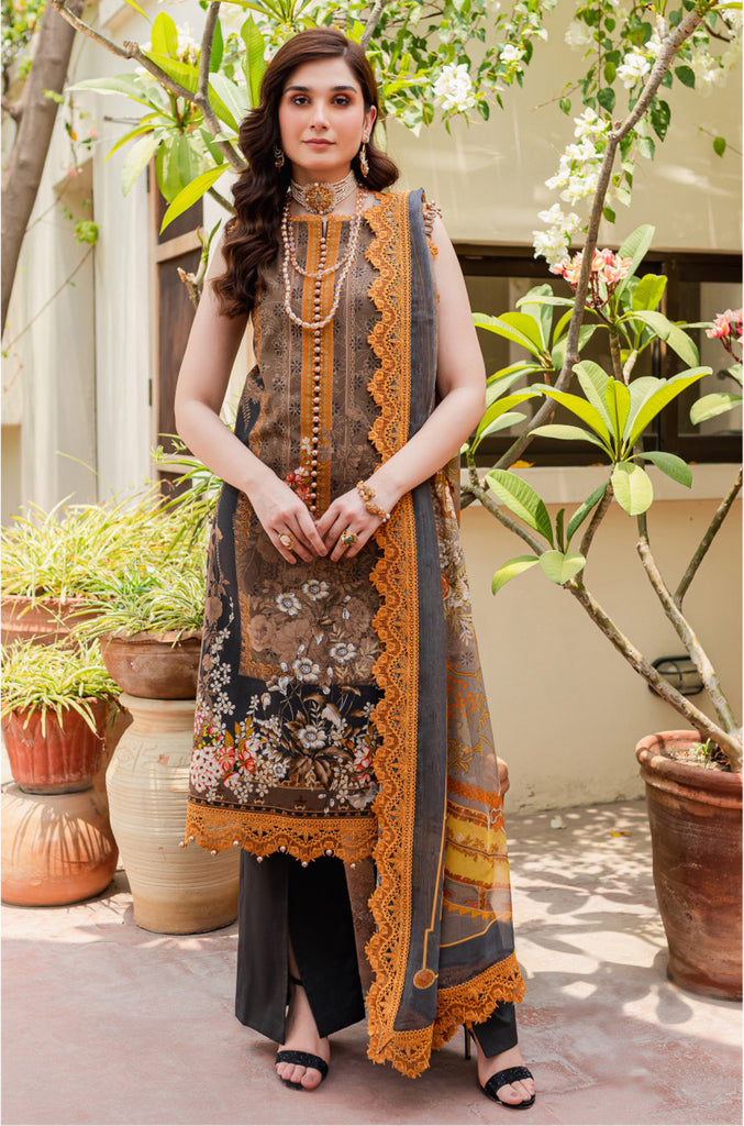 Firdous Lawn Collection with Chiffon Dupatta  – 20273-B