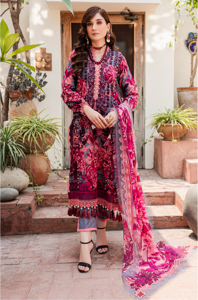 Firdous Lawn Collection with Chiffon Dupatta  – 20303-B