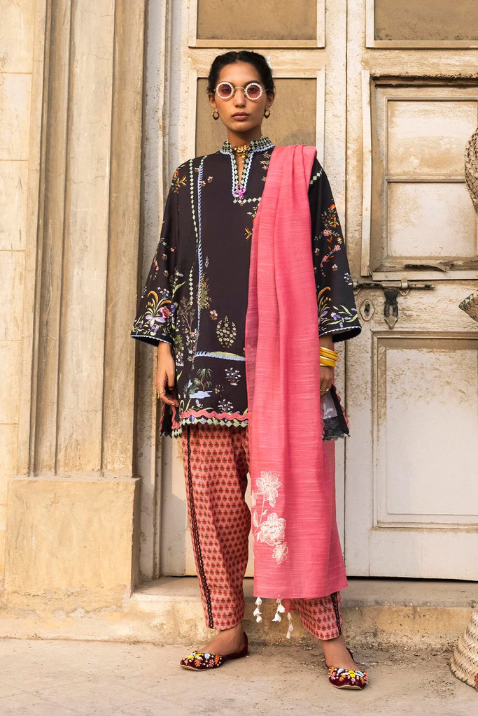 Sana Safinaz Mahay – Printed 3 Piece Lawn Suit -  H262-005A-3CG