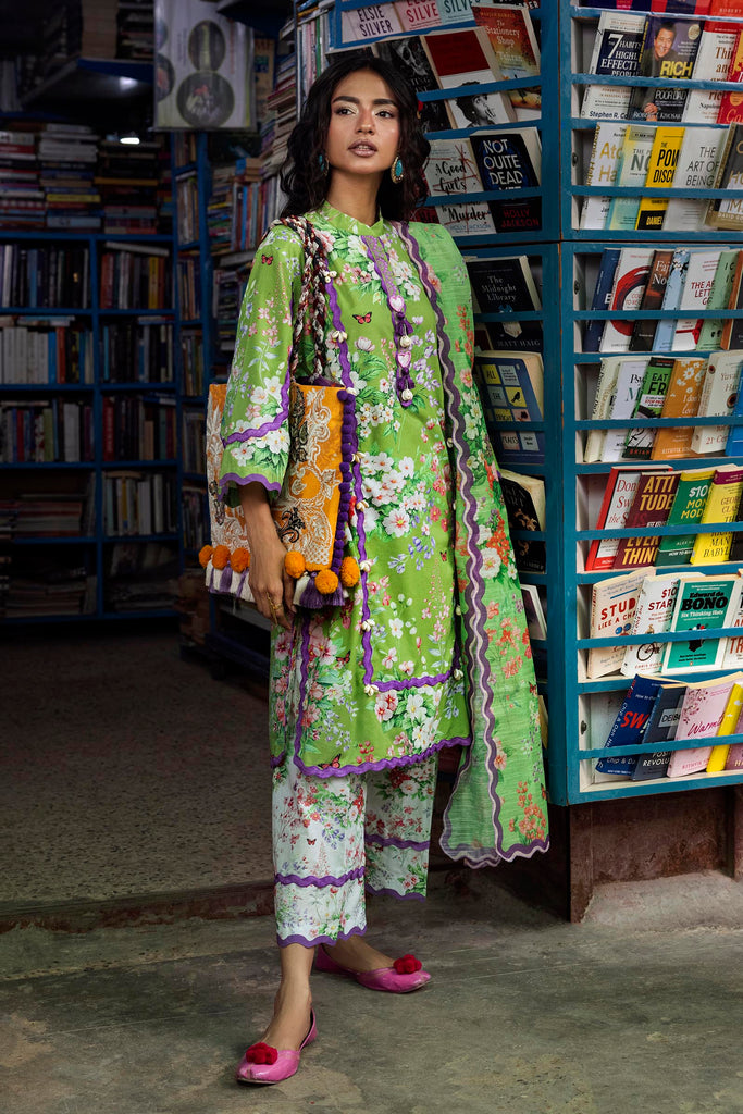 Sana Safinaz Mahay – Printed 3 Piece Lawn Suit - H264-007B-3AG