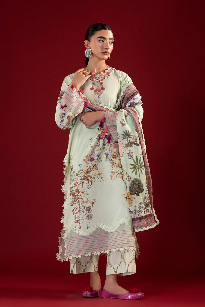 Sana Safinaz Mahay – Printed 3 Piece Lawn Suit - H264-009B-3CG