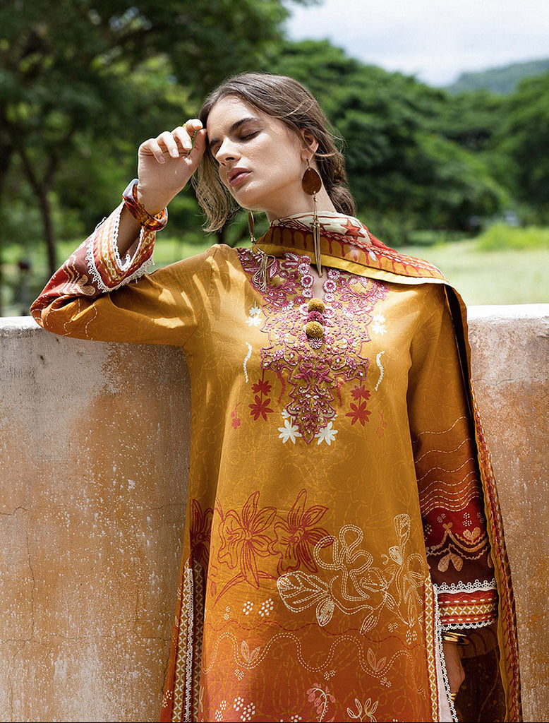 Mushq Mirasol Printed Cambric Lawn – Desierto Sol