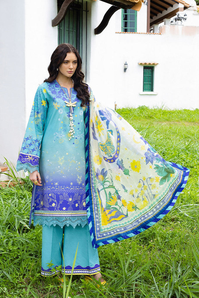 Mushq Mirasol Printed Cambric Lawn – Mar Azul
