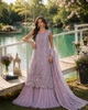 Saadia Asad Noor Eid Printskhas Lawn – D4 –  Lavender Lights