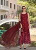 Saadia Asad Noor Eid Luxe Printskhaas Lawn – D1 - A -  Ruby