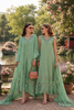 Saadia Asad Noor Eid Printskhas Lawn – D9 –  Aqua Minté