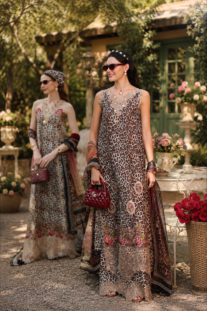 Saadia Asad Noor Eid Printskhas Lawn – D11 –  Wild Safari