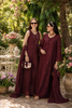 Saadia Asad Noor Eid Printskhas Lawn – D10 – Burgundy