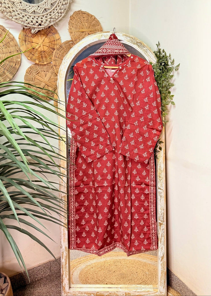 Bin Saeed Stitched Lawn Suit D - 13