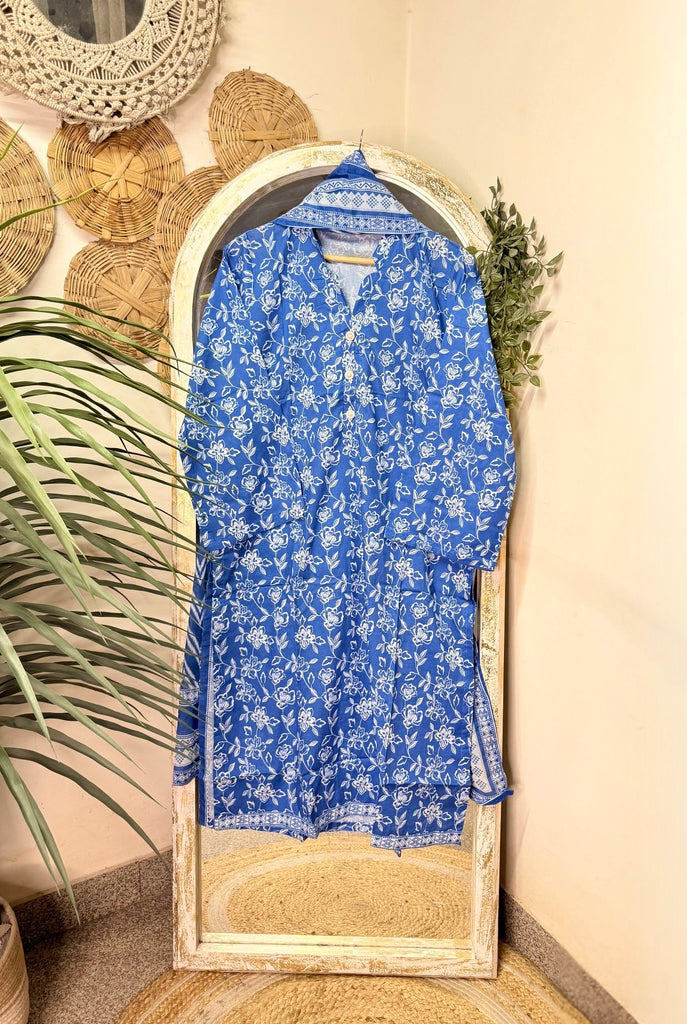 Bin Saeed Stitched Lawn Suit D - 8