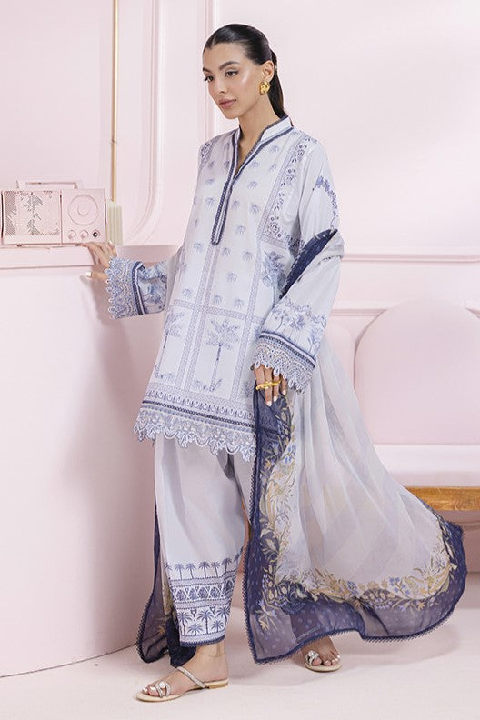 Qalamkar QPrints Lawn Vol-2 – EM-06 (A) SAGE