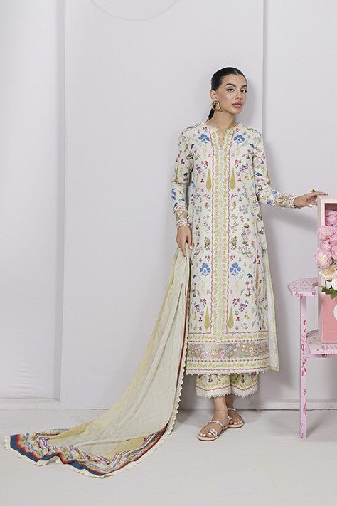 Qalamkar QPrints Lawn Vol-2 – EM-09 (А) HAZEL