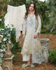 Mushq Hemline Secret Garden Lawn – Ivory Botanica